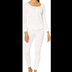 PLUSH Thermal Heart PJ & Scrunchie Set Size S